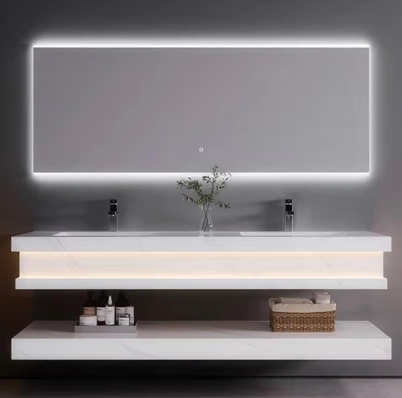 Luxestone Duo + Miroir LED