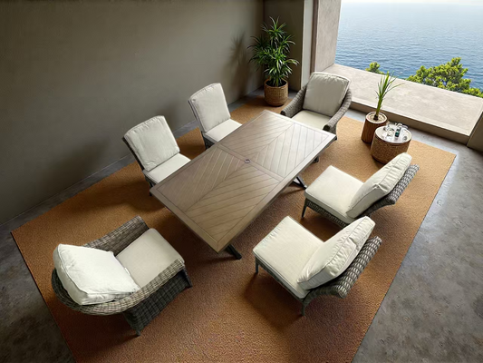 FLORIDA - Ensemble Repas Extérieur - 6 personnes