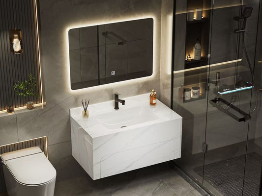 Simple vasque tiroir - Marble Essence